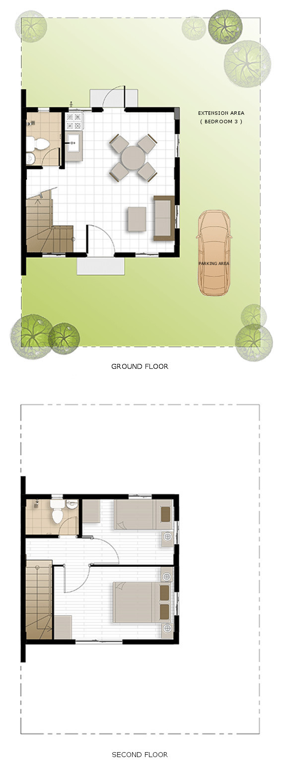 Bella Floor Plan House and Lot in Sorsogon