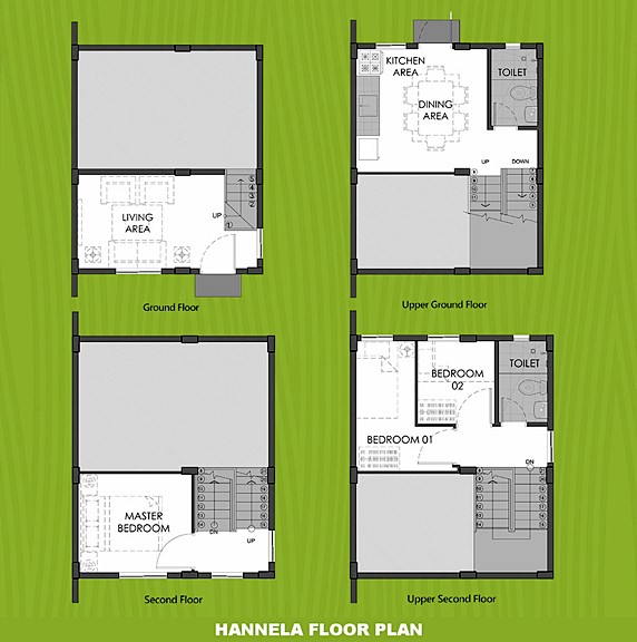 Hannela Floor Plan House and Lot in Sorsogon