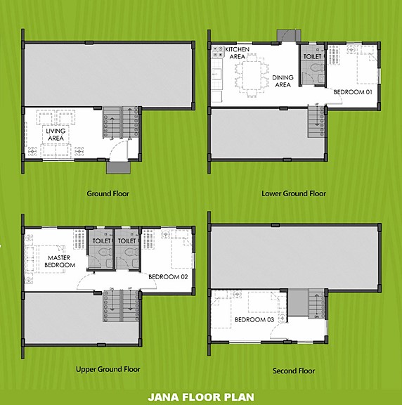 Janna Floor Plan House and Lot in Sorsogon